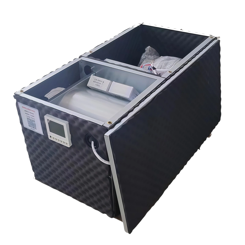 Crypto miner silencer box with LCD version Crypto miner silencer box with LCD version