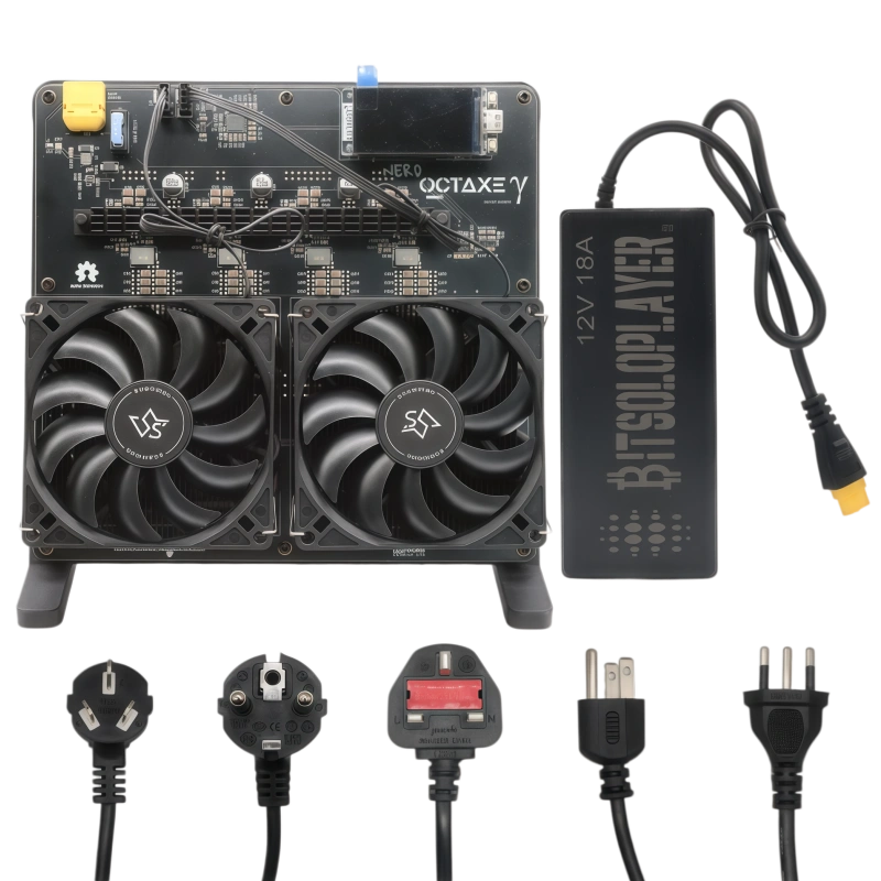 NerdMiner NerdOCTAxe γ Rev 3.1 Bitcoin Miner NerdMiner NerdOCTAxe γ Rev 3.1 12T 190W Bitcoin Miner