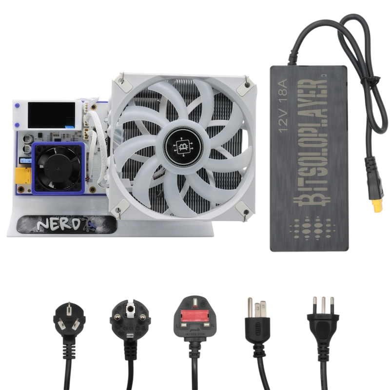 NerdQX 8T 140W Bitcoin Solo Miner