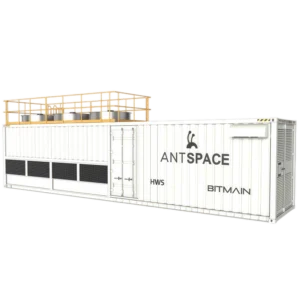 BITMAIN ANTSPACE HW5 210-Slot 1.2MW 40HQ Hydro Mining Container